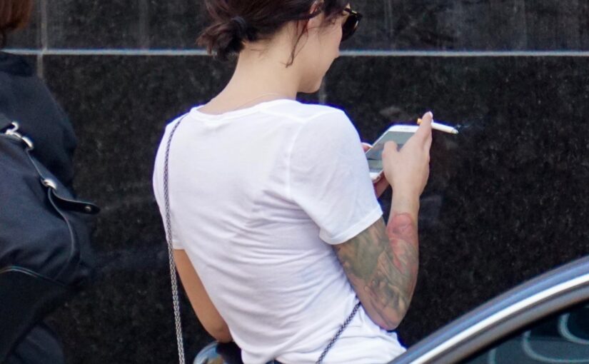 Tattoed Smoker